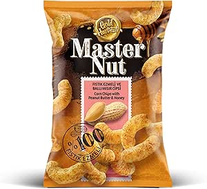Master Nut Fıstık Ezmeli Ballı Mısır Cipsi 150 gr