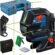 Bosch Professional GCL 2-50 G Çizgi Lazer(15m Çalışma Alanı [Alıcı ile 50 m], 4 x AA Pil, IP 64 Toza Karşı Koruma Sistemi, Yeşil Lazer, RM10 Tutucu, Takım Çantası)