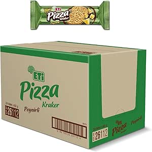 Eti Pizza Kraker Peynirli 63 g x 24 Adet