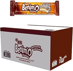 Eti Benimo Lokmalık Çikolatalı Bisküvi 80 g x 18 Adet