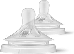 Philips Avent Natural Response 2’li Biberon Emziği, 1 Numara, 0 Ay, Doğal Tepkili Biberon Emziği, SCY961/02