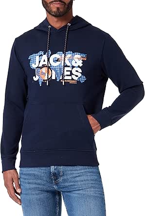 JACK & JONES JCODUST SWEAT HOOD SN Sweatshirt Erkek