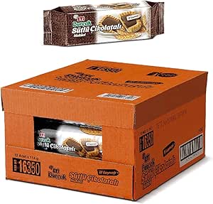 📌 Eti Burçak Sütlü Çikolatalı Bisküvi 114 g x 12 Adet