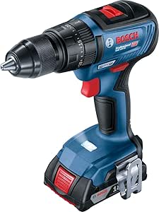 Bosch Professional GSB 18V-50 Akülü Darbeli Delme Vidalama Makinesi (18 Volt, 2 x 5,0 Ah Akü, Şarj Cihazı, Yumuşak/Sert Tork: 28/54 Nm; L-Boxx Çanta)