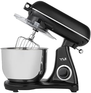 Yui M122 1800W Alüminyum Döküm Hamur Makinesi Stand Mikser Siyah