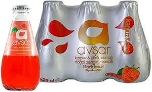 Avşar Karpuz ve Çilek Aromalı Maden Suyu 200 ml 6’lı