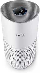 Philips 1000 Serisi Air Purifier Hava Temizleme Cihazı, 300m³/sa Temiz Hava Hızı, HEPA ve Aktif Karbon Filtresi, Sessiz, Beyaz, AC1711/10