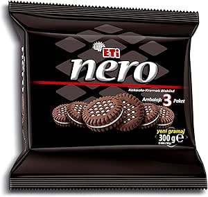 Eti Nero Bisküvi 100 g x 3 Adet