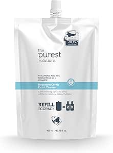 The Purest Solutions Nemlendirici Ve Bariyer Onarıcı Kuru Karma Ciltler Temizleme Jeli Ekolojik Yedek Paket 400 ml