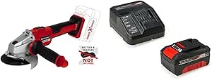 Einhell AXXIO 18/115 – Solo, Akülü Avuç Taşlama ve Einhell 18V 4,0 Ah PXC Starter Kit (Başlangıç Seti)