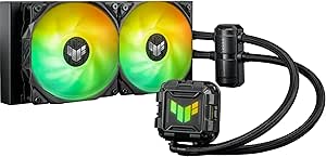 ASUS TUF GAMING LC II 240 ARGB AIO AURA SYNC 120MM ADRESLENEBİLİR RGB FAN NCVM KAPLAMALI RGB POMPA KAPAĞI SIVI CPU SOĞUTUCUSU