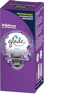 Glade Banyo Hava Tazeleyici Yedek Lavanta Ferahlığı, 10 ml, Beyaz