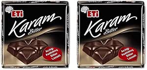 Eti Karam%45 Kakaolu Bitter Çikolata 60 g 2li paket