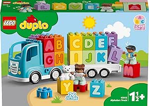 LEGO DUPLO Alfabe Kamyonu 10915 – Küçük Çocuklar için Yaratıcı ve Öğretici Oyuncak Yapım Seti (36 Parça)