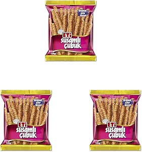 Eti Susamlı Çubuk Kraker 120 g 3lü paket