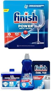 Finish Hepsi Bir Arada 300 Tablet Deterjanı (100X3) + Temizlik Bakım Seti