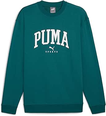 PUMA Erkek/Unisex PUMA SQUAD Crew-Cold Green Crew Sweats L