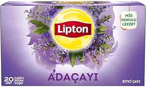 Lipton Adaçayı Bardak Süzen Poşet Bitki Çayı 20’li Paket, 30 g