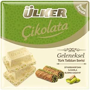 ÜLKER Çikolata Beyaz Kadayıf Antep Fıstıklı 60 gram
