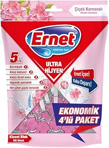 Ernet Klozet Ultra Hijyen Çiçek Karnavali 4 X 50 G