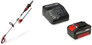 Einhell GE-HC 18 Li T – Solo, Akülü Yüksek Dal ve Çit Budama ve Einhell 18V 4,0 Ah PXC Starter Kit (Başlangıç Seti)