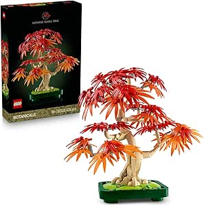 LEGO Botanicals Japon Kırmızı Akçaağaç Bonsai Ağacı 10348 – Yetişkinler için Dekoratif Yapım Seti, Bitki Severler İçin Yaratıcı Hediye Fikri, Doğum Günü Hediyesi (474 Parça)