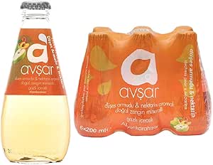 Avşar Düşes Armudu ve Nektarin Aromalı Maden Suyu 200 ml 6’lı