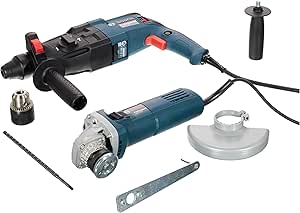 Bosch GBH 240 Kırıcı Delici + GWS 750-125 S Avuç Taşlama Makinesi-Devir Ayarlı