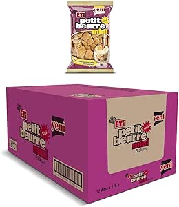 Eti Petit Beurre Mini Bisküvi 175 g x 12 Adet