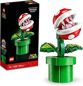LEGO® Super Mario™ Piranha Plant 71426- Yetişkinler İçin Koleksiyonluk Yapım Seti (540 Parça)
