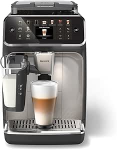 Philips 5500 Serisi LatteGo Tam Otomatik Espresso Makinesi 20 Sıcak ve Soğuk İçecek, QuickStart, SilentBrew Teknolojisi, Dokunmatik Ekran, Kolay Temizleme, EP5547/90
