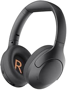 QCY H3 Lite Siyah Anc Aux Type C Bluetooth 5.3 Kafaüstü Kablosuz Kulaklık Çift Cihaz Oyun Modu 60 Saat Dinleme