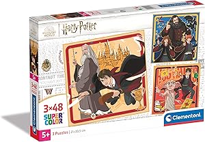 CLEMENTONI 3×48 Super Kolor Harry Potter [PUZZLE]