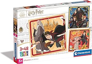 CLEMENTONI 3×48 Super Kolor Harry Potter [PUZZLE]