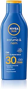 NIVEA SUN SPF30 Güneş Koruyucu Losyon 200ml, 48 Saat Nemlendirici, Suya Dayanıklı, Anında UV Koruması