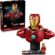 LEGO | Marvel Iron Man MK4 Büstü 76327, Yetişkin Kadınlar ve Erkekler için Baskılı Bir İsim Levhası ve Çıkarılabilir Iron Man Minifigürü İçeren Koleksiyonluk Model Yapım Seti, Hediye Fikri (436 Parça)