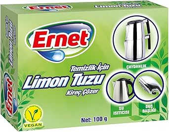 Ernet Temizlik Için Limon Tuzu 100 G
