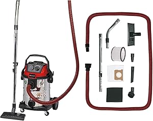 Einhell Islak/Kuru Endüstriyel Süpürge TE-VC 2025 SACL (Toz koruma sınıfı L, 25L paslanmaz çelik hazne, filtre temizliği, cihaz prizi, başlık ve filtre dahil) – 2342460