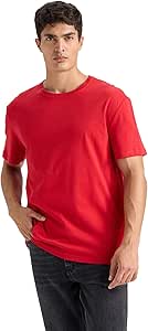 DeFacto New Regular Fit Bisiklet Yaka Basic Düz Kısa Kollu Tişört L & XXL