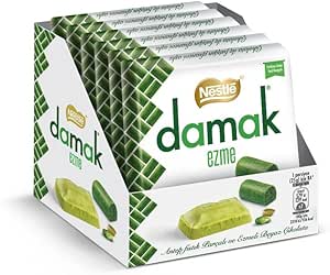 Nestlé Damak Ezme Antep Fıstığı Parçalı ve Ezmeli Beyaz Çikolata 6 x 55g