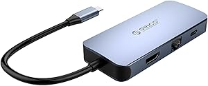 Orico Type-C to 3*USB 3.0 4K HDMI Gigabit Ethernet PD Çoklayıcı Dönüştürücü Hub