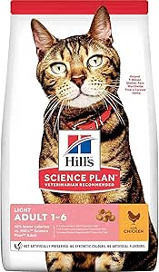 Hill’s SCIENCE PLAN Light Yetişkin Tavuklu Kedi Maması 1.5 kg