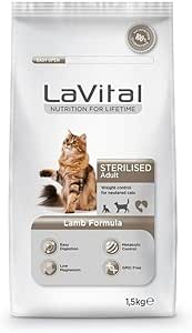 Lavital Kuzulu Kısırlaştırılmış Kedi Maması 1.5kg