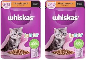 Whiskas Kümes Hayvanlı Yavru Kedi Yaş Mama 85 G 2li paket