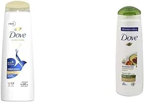 Dove Ultra Care Saç Bakım Şampuanı Yoğun Onarıcı Yıpranmış Saçlar İçin 400 ml ve Dove Ultra Care Saç Bakım Şampuanı Dökülme Karşıtı Bakım Avokado Özü 400 ml