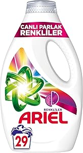 Ariel Canlı Parlak Renkliler Sıvı Çamaşır Deterjanı, 1.45 liter