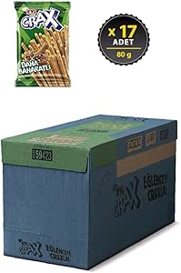 Eti Crax Baharatlı Çubuk Kraker 80 g x 17 Adet