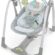 Ingenuity – Swing ‘n Go Taşınabilir Salıncak – Sarılmalar ve Hoots, 5 Salıncak Hızı, 8 Yatıştırıcı Melodi, Çıkarılabilir Oyuncak Çubuğu, Yenidoğan ve Üzeri, Gri