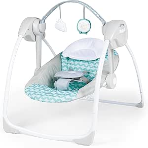 Ingenuity: Ity by Ingenuity Swingity Salıncak Kolay Katlanır Portatif Bebek Salıncağı – Goji