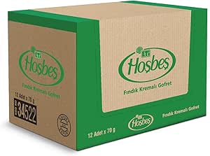 Eti Hoşbeş Fındık Kremalı Gofret 70 g x 12 Adet